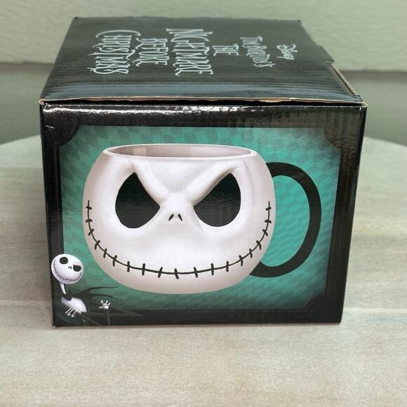The Nightmare Before Christmas Jack Sculpted Head Ceramic 22 Oz. Mug New in Box - Picture 4 of 16